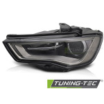 Faros delanteros xenón lado izquierdo Tyc ahumado para Audi A3 8V 12-16 FAU09L