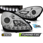 Faros delanteros xenón DRL cromado para Mercedes R171 Slk 04-11 LPMEE4
