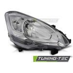 Faros delanteros cromado lado derecho Tyc para Citroen Berlingo 08-12 FCI03R