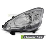 Faros delanteros cromado lado izquierdo Tyc para Citroen Berlingo 08-12 FCI03L