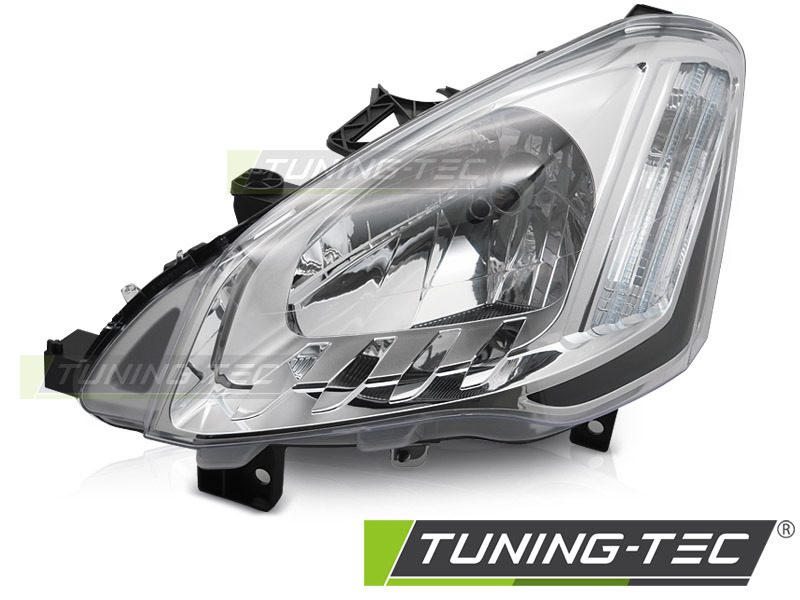 7045_0 Faros delanteros cromado lado izquierdo Tyc para Citroen Berlingo 12-18 FCI04L - Imagen 1