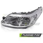 Faros delanteros cromado lado izquierdo Tyc para Citroen C4 04-08 FCI06L
