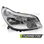 Faros delanteros cromado lado derecho Tyc para Citroen C5 04-08 FCI10R