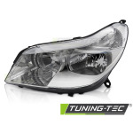 Faros delanteros cromado lado izquierdo Tyc para Citroen C5 04-08 FCI10L
