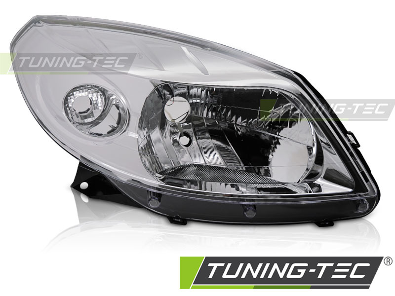 7072_0 Faros delanteros cromado lado derecho Tyc para Dacia Sandero 08-12 FDA03R - Imagen 1
