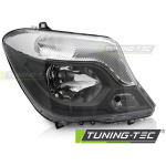Faros delanteros negro lado derecho Tyc para Mercedes Sprinter W906 13-18 FME12R