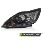 Faros delanteros xenón negro lado izquierdo Tyc para Ford Focus MK2 08-10 FFO04L