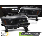 Faros delanteros Jeep grand Cherokee 14-21 negro tube light secuencial LPCH36