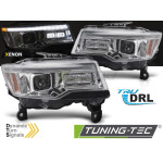 Faros delanteros Jeep grand Cherokee 14-21 cromado tube light secuencial HID LPCH37