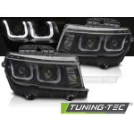 Faros delanteros Chevrolet camaro 13-15 LED negro LPCT21