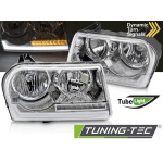 Faros delanteros Chrysler 300 05-08 tube light cromado LPCH50