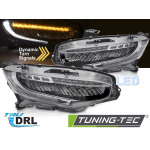 Faros delanteros full LED negro para Honda Civic X 16-21 LPHO35