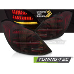 Pilotos traseros LED rojo negro secuencial para Mercedes C-Class W205 14-21 LDMEG7