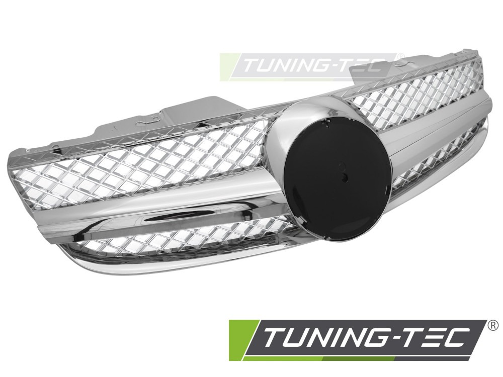 8464_0 Parrilla delantera sport cromado para Mercedes Sl R230 06-08 GRMEB7 - Imagen 1