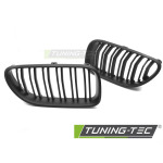 Parrilla delantera sport negro mate doble lama para BMW F12 / F13 11-18 GRBMS9