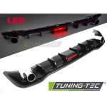 Difusor estilo sport con LED twin outlet para VW Golf viii 19-24 ZTVW23