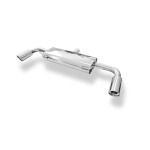 Fox Exhaust Silenciador trasero Audi TT 8J - Turbo - S-Line derecho/izquierdo - 1x100 Tipo 17 derecho/izquierdo