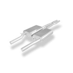 Fox Exhaust Silenciador previo para Chrysler 300C 3.5L