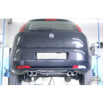 Fox Exhaust Fiat Grande Punto 199 - Silenciador trasero diésel, salida derecha/izquierda - 2x76 Tipo 13 derecha/izquierda