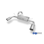 Fox Exhaust Silenciador trasero Fiat 500 Abarth, salida transversal derecha/izquierda - 1x100 Tipo 16 derecha/izquierda