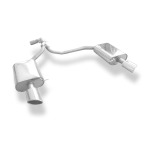 Fox Exhaust Silenciador trasero derecho/izquierdo para Ford S-Max WA6 - 115x85 tipo 38 derecho/izquierdo