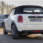 Fox Exhaust Mini Cooper F56 y F57 - Silenciador trasero de 3 puertas - 1x100 Tipo 16P