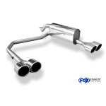 Fox Exhaust Silenciador trasero Peugeot 207 RC, salida derecha/izquierda - 2x100 Tipo 16 derecha/izquierda