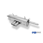 Fox Exhaust Silenciador trasero Porsche Boxster Tipo 986, salida central - 2x90 Tipo 25