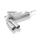 Fox Exhaust Skoda Yeti 5L - Tracción delantera, silenciador trasero - 2x80 Tipo 12