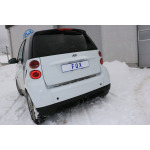 Fox Exhaust Smart Fortwo Coupé 451 con salida de escape central - 2x80 Tipo 14 - Imagen 6