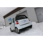 Fox Exhaust Smart Fortwo Coupé 451 con salida de escape central - 2x80 Tipo 14 - Imagen 7