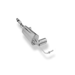 Fox Exhaust Smart Forfour 453 con difusor trasero Brabus, silenciador de escape transversal, salida derecha/izquierda con tubo flexible - 1x90 tipo 25 derecha/izquierda - Imagen 3