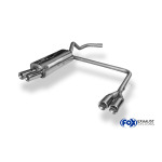 Fox Exhaust Silenciador trasero VW Polo 6N, salida derecha/izquierda - 2x70 Tipo 13 derecha/izquierda