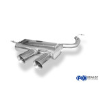 Fox Exhaust Silenciador trasero VW Golf V R32, salida central - 2x100 Tipo 25