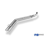 Fox Exhaust Tubo de repuesto para el silenciador delantero de la VW Bus T4, doble flujo.