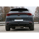 Fox Exhaust CUPRA Formentor 4x4 - VZ5 Silenciador trasero con 2 válvulas de escape - 2x100 y 2x90 Tipo 25