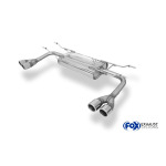 Fox Exhaust Silenciador trasero Fiat 124 Spider, salida transversal derecha/izquierda - 2x70 Tipo 16 derecha/izquierda