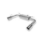 Fox Exhaust Silenciador trasero Ford Focus IV Turnier/ Estate estilo ST, salida derecha/izquierda - 1x100 Tipo 25 derecha/izquierda para parachoques ST original