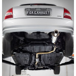 Fox Exhaust Silenciador trasero y delantero para Honda Civic 6 - EJ9 Hatchback - 1x90 Tipo 24