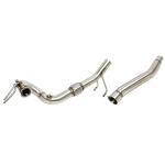 Tubo de escape TA Technix con tubo flexible apto para Audi A3 (8P) / Seat Altea (5P), León (1P), Toledo (5P) / Skoda Octavia (1Z), Superb (3T) / VW Caddy (2K), Eos (1T), Golf V (1K), Jetta (1KM), Passat (3C), Touran (1T) - 1.9 TDI + 2.0 TDI (06VW028)