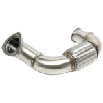 Tubo de escape TA Technix + tubo flexible apto para Audi A3 (8V) / Seat Leon (5F) / Skoda Octavia (5E) / VW Golf VII (AU_) - 1.6 + 2.0 TDI (06VW029) - Imagen 2