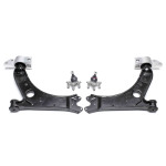 Juego de brazos de control TA Technix pequeños, aptos para VW Golf 5 "Chapa de acero" (52VW0110)