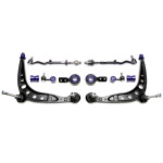 Juego de brazos de control TA Technix con bujes de poliuretano excéntricos aptos para BMW Serie 3 E30 M3 (55BM0013/3)