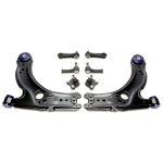 Juego de brazos de control TA Technix con bujes de poliuretano aptos para VW Golf IV (55VW0004)