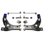 Juego de brazos de control TA Technix con bujes de poliuretano aptos para VW Polo 9N (55VW0005/2)