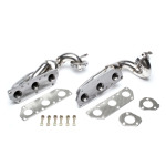 Kit de colector turbo de acero inoxidable TA Technix para motores V6 biturbo de 2,7 L, apto para Audi A4 S4/RS4/A6. (77AU006)