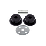 Casquillos de poliuretano TA Technix adecuados para BMW Serie 1 E81/82/87/88 / Serie 3 E90-93 / Serie X1 / Serie X3 / Z4 / Z4 Coupé / cojinetes hidráulicos en el soporte del eje trasero entre los soportes del eje trasero (84BM040)