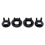 Casquillos de poliuretano TA Technix aptos para BMW Serie 1 E81/82/87/88 / Serie 3 E90/E92/E93 / cojinete del soporte del eje trasero / Entrada = OEM (84BM043)
