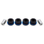Casquillos de poliuretano TA Technix adecuados para BMW Serie 1 E81/82/87/88 / Serie 3 E90-93 / cojinete del soporte del eje delantero en el soporte del eje trasero (84BM044)
