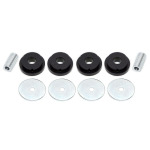 Casquillos de poliuretano TA Technix adecuados para BMW Serie 5 E34 / Serie 7 E32 / Serie 8 E31 / cojinetes del eje delantero en el brazo de control / varilla de empuje al travesaño interior (84BM062)